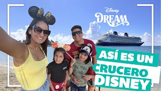 Así es por DENTRO el CRUCERO DISNEY DREAM 😲  Papis Por Primera Vez  Papis Por Primera Vez [upl. by Haldan]