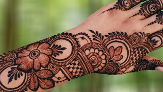 New 2024 Special Mehndi Design For Back HandLatest Simple bridal mehndi designEid special Mehndi [upl. by Nosloc]