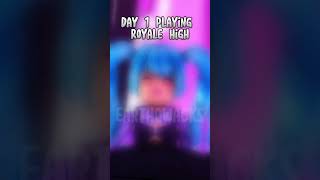 Day 1 playing Royale High roblox royalehigh royalhigh royalehighoutfits [upl. by Aynodal]