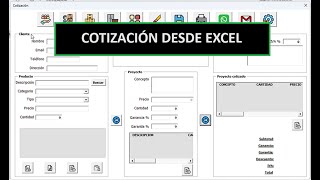 Necesitas una cotización Genera Cotizaciones Rápidas en Excel con Macros y VBA [upl. by Sirrom]