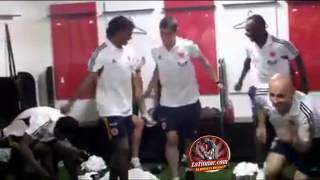 James Falcao y toda la selección bailando en el camerino VideoExclusivo [upl. by Legnalos]