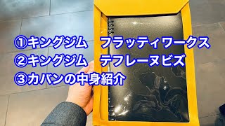 【What’s in my bag】キングジム フラッティワークステフレーヌビズの紹介などなど [upl. by Eolc]