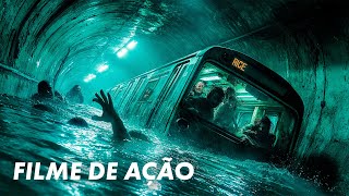 Uma catástrofe ocorreu no metrô e a missão deles é sobreviver FILME COMPLETO DUBLADO Ação Suspense [upl. by Aisyla]