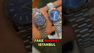 FAKE WATCH BARGAINING IN ISTANBUL FAKE MARKET 🇹🇷 fake market watch bargain istanbul turkey [upl. by Calypso]