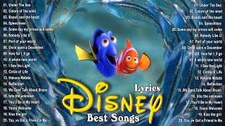 The Best Disney Songs With Lyrics 🌈 Classic Disney Soundtracks 🎬 The Little Mermaid Mulan [upl. by Eylrac116]