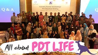 PRE  DEPARTURE TRAINING LIFE BY AWARDEE AUSTRALIA AWARDS SCHOLARSHIP Rizqi Okta [upl. by Hsinam]