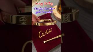 Cartier bracelet review meesho jewellery reviewMeesho braceletbhavanaantitarnishjewelrymeesho [upl. by Hesler876]