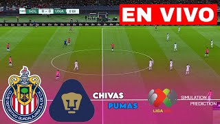 Guadalajara Chivas VS UNAM Pumas en vivo  2024 Liga Mx  Partido completo [upl. by Saidnac858]