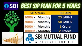 🚀 Best SBI Mutual Fund for SIP Investment  🔥 SBI Best Mutual Fund Plan  🔥 SBI Top SIP Plan [upl. by Lecrad57]