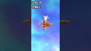 Magikarp  Gyarados  Evolution in Pokemon Scarlet amp Violet pokemon evolution shorts [upl. by Ayoras]