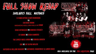 PCW RECAP 8924 FULL SHOWMATCHES [upl. by Aehtela]