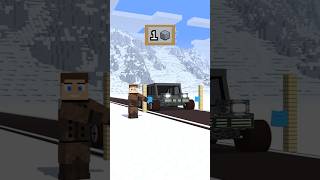 How Much Wool To Stop A Car Bedrock  Inspired by MrBeast minecraft shorts [upl. by Deth517]