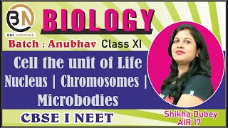 CELL THE UNIT OF LIFENUCLEUSCHROMOSOME MICROBODIES CLASS XI  BIOLOGY NEET 2025 [upl. by Acirtal]