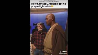 How samuelLjackson get his purple lightsaber starwars  theacolyte sucks macewindu [upl. by Moriah]