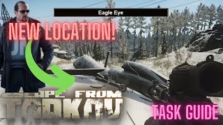 NEW Eagle Eye Task Location where is it Peacekeeper eft Updated 014 Shoreline Escape from Tarkov [upl. by Nork]