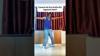 Fast butterfly legwork Tutorial shortsvideo youtubeshorts dancetotorial [upl. by Jezabella836]