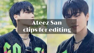 San ateez  clips for editing [upl. by Sunshine]