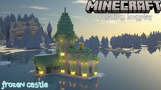 Ice Fortress  Minecraft Relaxing Longplay 120 No Commentary [upl. by Cerracchio]