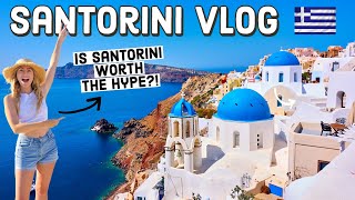 Is SANTORINI Worth The Hype Santorini Greece Travel Vlog 2022 Full Island Tour [upl. by Lomax]