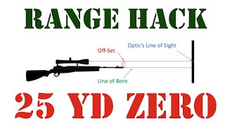 How to Zero Your Scope at 25 Yds [upl. by Jeuz261]