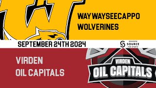 HIGHLIGHTS  Waywayseecappo Wolverines  Virden Oil Capitals Sept 2424 [upl. by Netneuq]