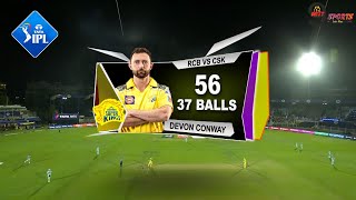 RCB vs CSK DEVON CONWAY 56 RUNS 37 BALLS HIGHLIGHTS 2022 BANGALORE vs CHENNAI HIGHLIGHTS RCBvCSK [upl. by Caro]