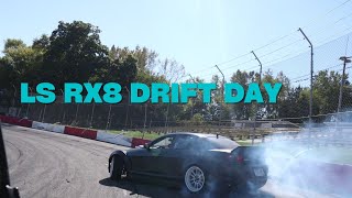 LS Swapped RX8 Drift Day [upl. by Hylan]