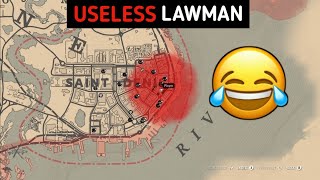 A Hidden Place In Saint Denis Where Even 1000 Lawman Cannot Do Anything To You  RDR2 [upl. by Janeva]