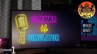 Streamer Life Simulator  Episode 1  Lets Play [upl. by Drwde31]