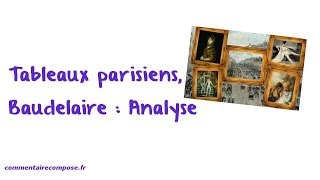 Tableaux parisiens Baudelaire  analyse [upl. by Patsy]