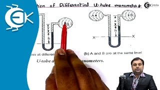 Construction and Description of Differential Manometer  Fluid Mechanics [upl. by Dun]