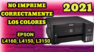 IMPRESOR EPSON L4160 NO IMPRIME CORRECTAMENTE SUS COLORES 2021 🖨 COMO REPARAR IMPRESOR EPSON L4160 [upl. by Villada]