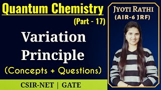 Variation Principle quantum mechanicsVariation principle in quantum chemistryQuestionsproblems [upl. by Petulah]