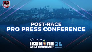 Post Race Press Conference  2024 VinFast IRONMAN World Championship Kona Mens Edition [upl. by Edac876]