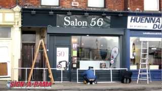 PVC 3D Lettering a Shop Front  Signarama Dublin [upl. by Denoting234]