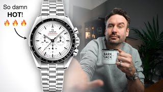 NEW Omega Speedmaster Pro White Dial  SO HOT [upl. by Spada]