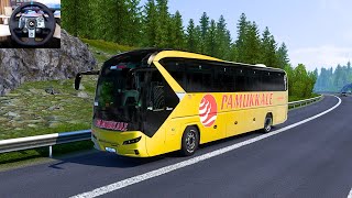 Euro Truck Simulator 2  Neopolan Bus Driving  Realistic Driving gameplay [upl. by Zerline]