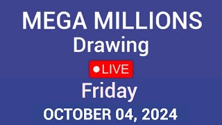 Mega Millions drawing Live results for October 04 2024 [upl. by Beshore]