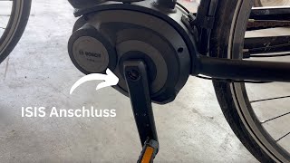 EBike Kurbel abziehen Bosch Motor  EBike Pedale wechseln [upl. by Eseila]