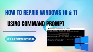 How to Repair Windows in 3 Commands [upl. by Atteugram756]