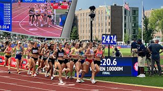 Women’s 10000m FINAL 2024 US Olympic Trials [upl. by Hachmann]