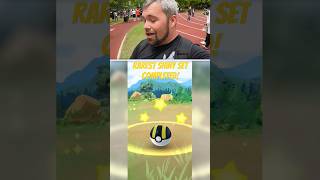 Completing One of the RAREST Shiny Pokémon Sets shorts pokemon pokemongo [upl. by Okimuk]