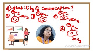 Stability of Carbocation PYQchemistry wbset a short video 📸 [upl. by Eniarrol]