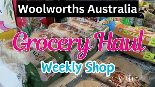 GROCERY HAUL AUSTRALIA  WOOLWORTHS  HOMEMAKING WITH HAMPTON NOTE [upl. by Oleic122]