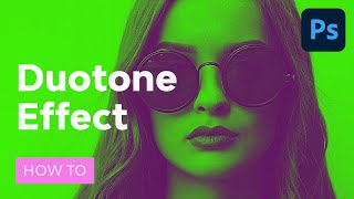 Create a Duotone Photoshop Effect FAST [upl. by Ahsieym]