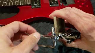 Floyd Rose PushIn Arm Install  Flutter Guys Check This Out [upl. by Kelley]