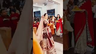 cuoplegoals wedding merriagelife bride indianwedding happycopule lovemerriage dance [upl. by Ahcas]