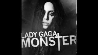 Lady Gaga Monster Karaoke Instrumental with backing vocals and lyrics [upl. by Riek240]