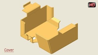 Creo Parametric Basic Tutorial  Sheet Metal [upl. by Ymac]