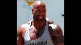 Dwayne quotThe Rockquot Johnson Workout Training [upl. by Aerdnaxela]